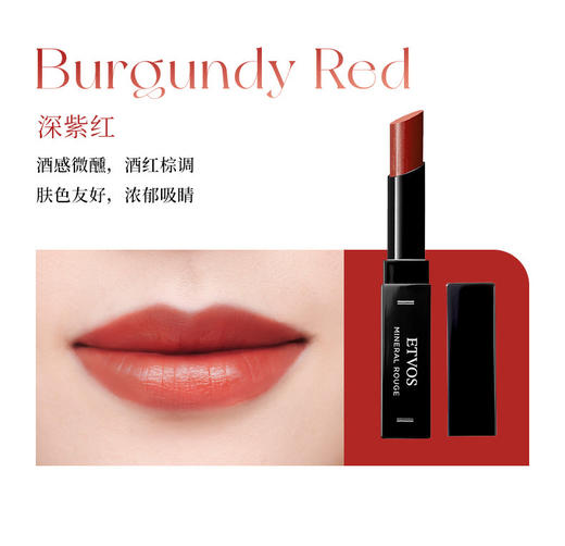 ETVOS 悦朵丝 矿物柔美唇膏（深紫红）2g 商品图1