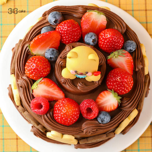 黄油小熊 ∙ 草莓布丁可可奶油蛋糕 商品图1
