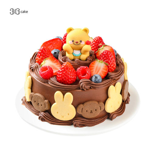 黄油小熊 ∙ 草莓布丁可可奶油蛋糕 商品图3