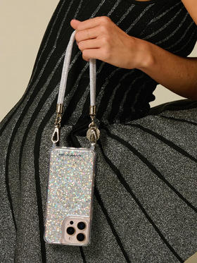 订购6周到｜La Coque Française-Silver-银色 短款 手机链［法国设计师］