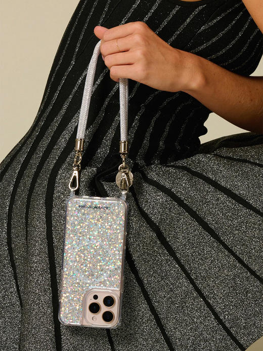 订购6周到｜La Coque Française-Silver-银色 短款 手机链［法国设计师］ 商品图0