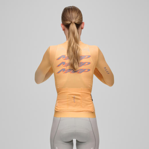 MAAP 女士 Pulse系列 Pro Air LS Jersey 3.0 长袖骑行服 蜜瓜橙 商品图1