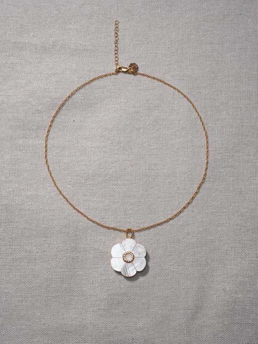北京仓｜Bohemian Rhapsodie-KATERINETTA-山茶花 白贝母 项链［法国设计师］ 商品图1