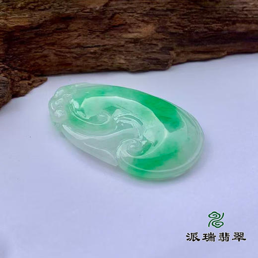 派瑞翡翠 翡翠挂件 糯种 绿色 商品图2