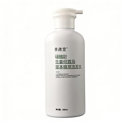 碌柚叶生姜何首乌草本植萃洗发水  轻盈秀发油头挚爱 柚子叶洗发露500ml/瓶 商品图5