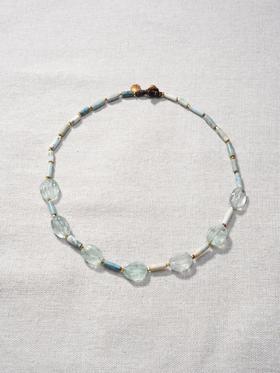 北京仓｜Bohemian Rhapsodie-ROMINA-绿松石 萤石 项链［法国设计师］