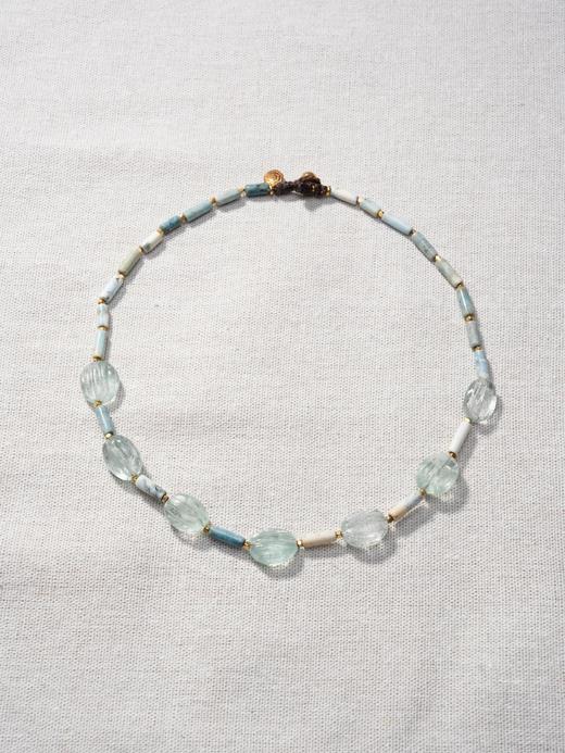 北京仓｜Bohemian Rhapsodie-ROMINA-绿松石 萤石 项链［法国设计师］ 商品图0