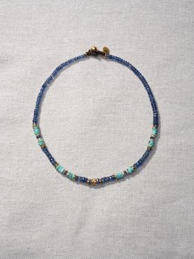 北京仓｜Bohemian Rhapsodie-KIRA-蓝晶石 绿松石 项链［法国设计师］