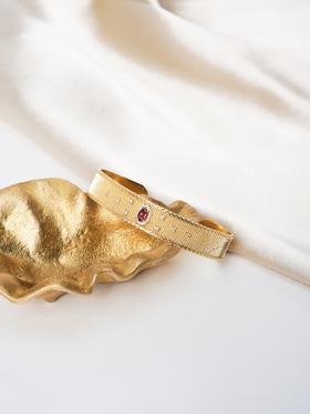 北京仓｜Diaperis Paris-CAMALA-金色 石榴石 锆石 手镯［法国设计师］