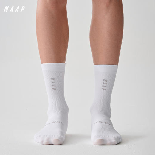 MAAP Pro Knit Sock 骑行袜 白色 商品图0