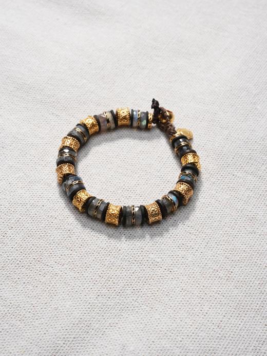 北京仓｜Bohemian Rhapsodie-CAMILLE-拉长石 乌木 串珠 手链［法国设计师］ 商品图1