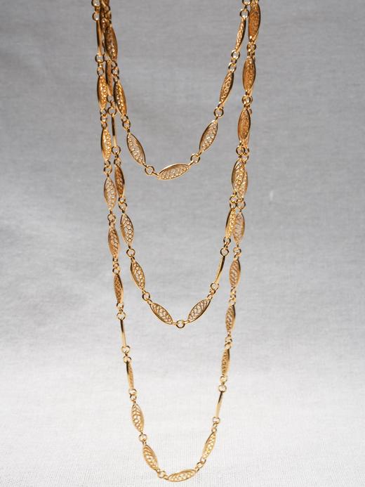 北京仓｜Bohemian Rhapsodie-MARGOT-镀金 镂空 长项链［法国设计师］ 商品图3