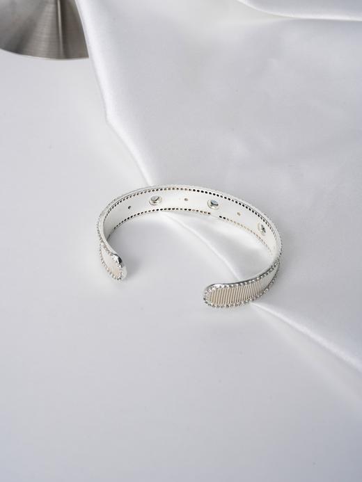 北京仓｜Diaperis Paris-SOLENA-银色 蓝托帕石 锆石 手镯［法国设计师］ 商品图2