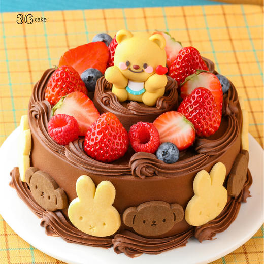 黄油小熊 ∙ 草莓布丁可可奶油蛋糕 商品图2