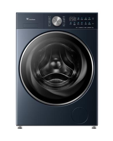 小天鹅（252290）TG12U08 滚筒洗衣机 瑾瑜蓝 220V,1Ph 50Hz 转速1400 带银离子 商品图0