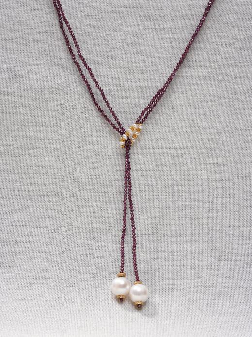 北京仓｜Bohemian Rhapsodie-JACKIE GRENAT-石榴石 长项链［法国设计师］ 商品图5