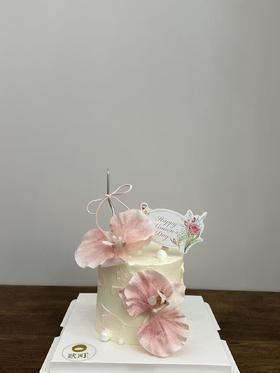 气质蝴蝶兰唯美小蛋糕