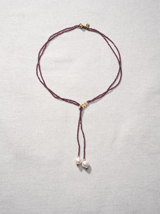 北京仓｜Bohemian Rhapsodie-JACKIE GRENAT-石榴石 长项链［法国设计师］ 商品图0