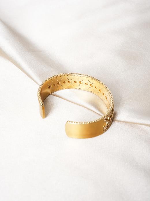 北京仓｜Diaperis Paris-CORFOU-金色 石榴石 锆石 手镯［法国设计师］ 商品图1