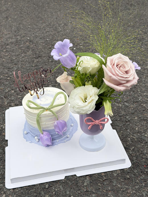 花漾甜心鲜花蛋糕组合 商品图6