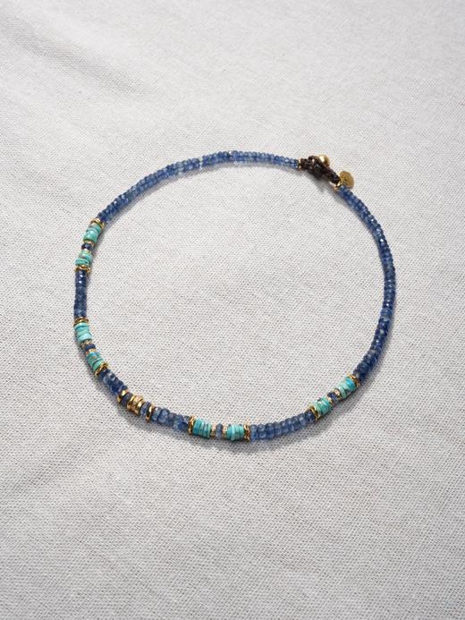 北京仓｜Bohemian Rhapsodie-KIRA-蓝晶石 绿松石 项链［法国设计师］ 商品图1