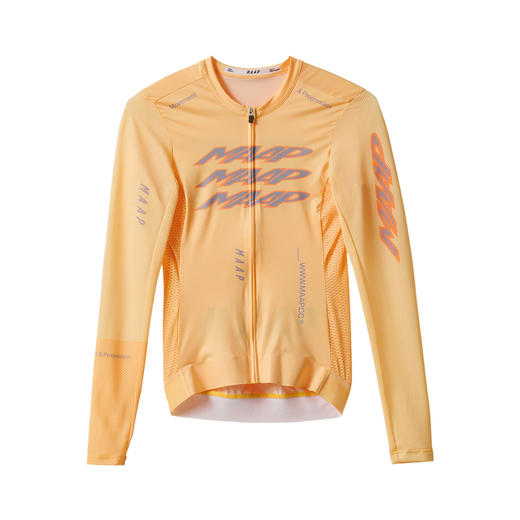 MAAP 女士 Pulse系列 Pro Air LS Jersey 3.0 长袖骑行服 蜜瓜橙 商品图5
