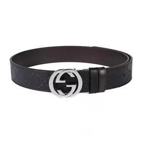 G家压花经典款男女式通用牛皮腰带