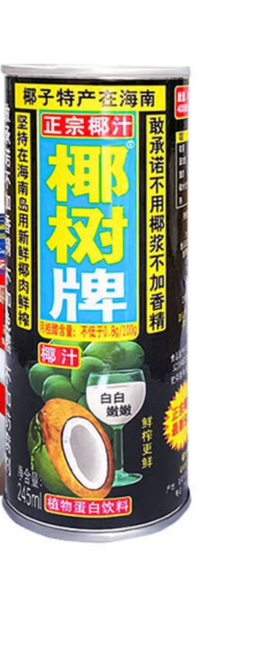 椰树牌椰汁250ml/罐