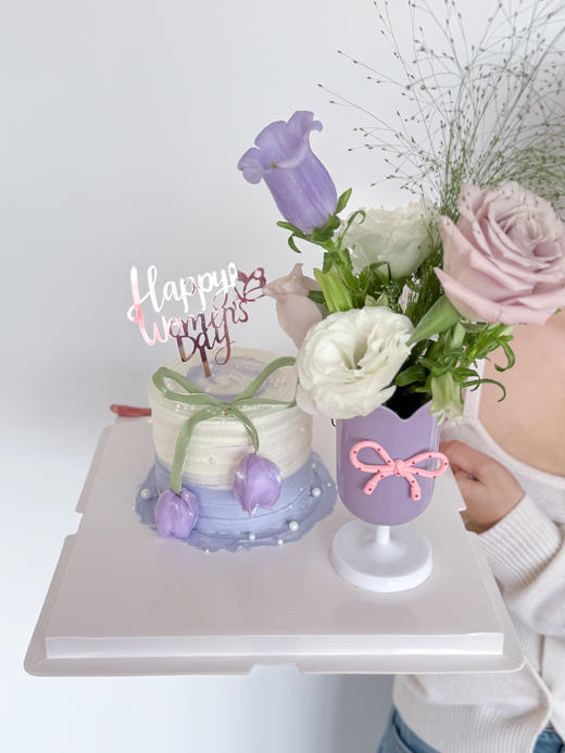 花漾甜心鲜花蛋糕组合 商品图2