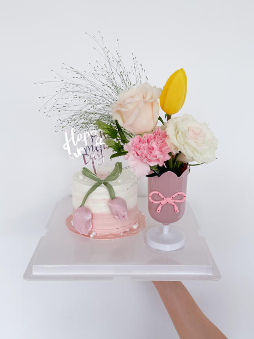 花漾甜心鲜花蛋糕组合 商品图3