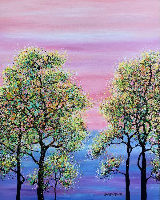 严泽明《生命之树1》原作 商品图0