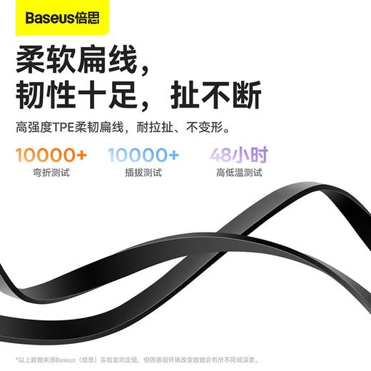 倍思 Baseus 随意拉伸一拖三快充数据线 明镜系列2 (66W) CB000007 商品图4