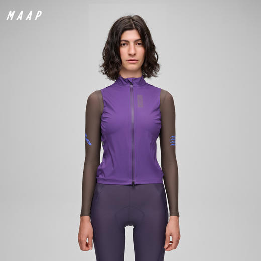 MAAP 女士 Atmos 系列 防风防雨骑行马甲 暗影紫 商品图0