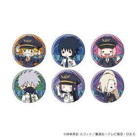 火影忍者疾风传 飞行员 Q版徽章 吧唧 6包/盒 谷子