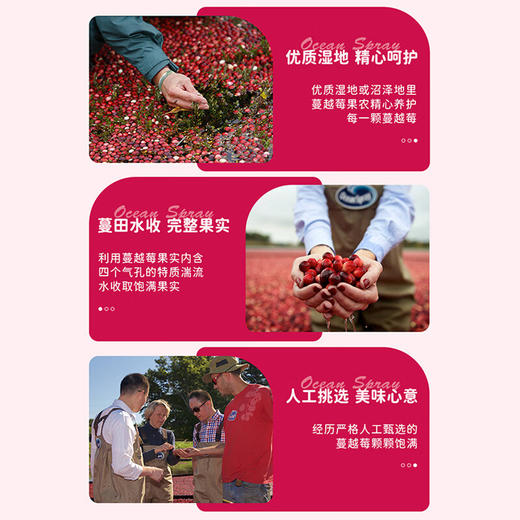 优鲜沛 蔓越莓干567g/袋 商品图2