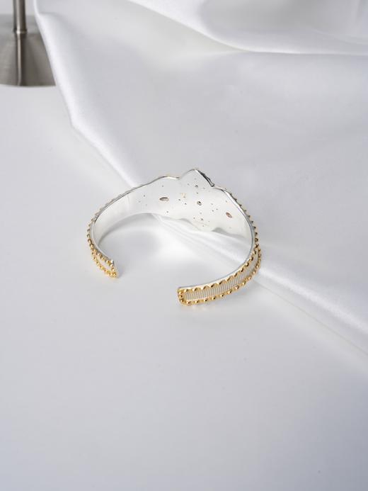 北京仓｜Diaperis Paris-ALTHEA-阿尔泰娅 银色 碧玺 开口 手镯［法国设计师］ 商品图2