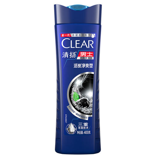 清扬男士深层净澈去屑洗发水400ml （Y） 商品图0