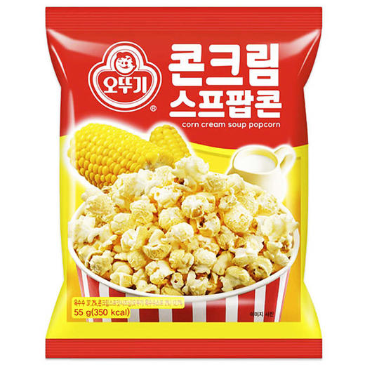 不倒翁奶油爆米花55g오뚜기 콘크림 스프 팝콘 商品图0