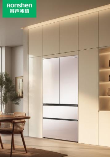 容声(Ronshen)BCD-515W60FZBAS WILL养鲜自动制冰双系统三循环515L法式门冰箱 琥珀钰 商品图0