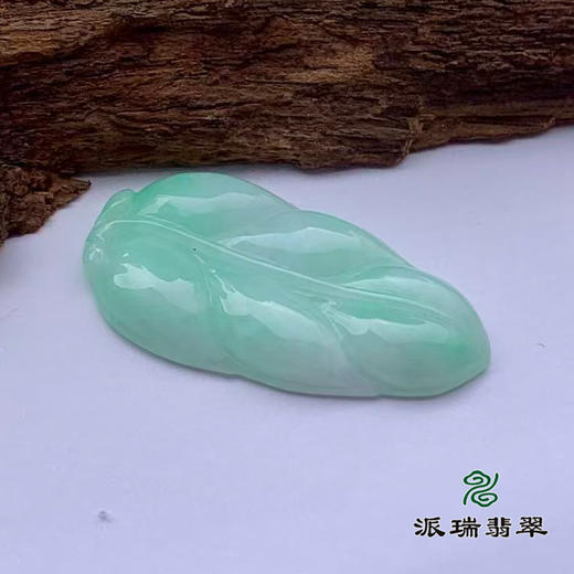 派瑞翡翠 翡翠挂件 糯种 绿色 商品图2