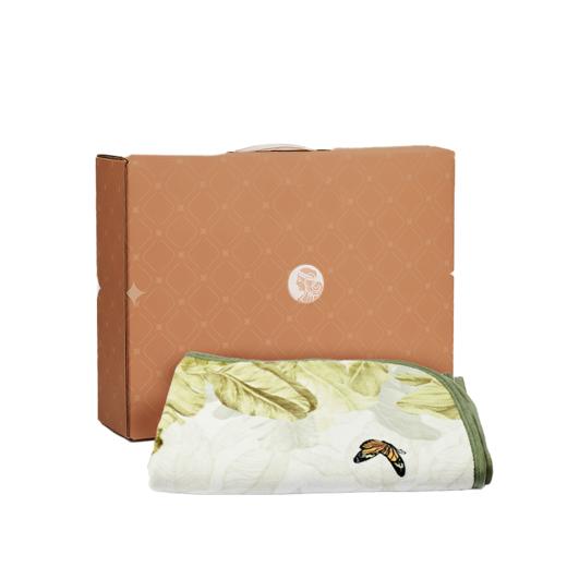 罗莱家纺--雨林蕉影法兰绒毯 商品图0