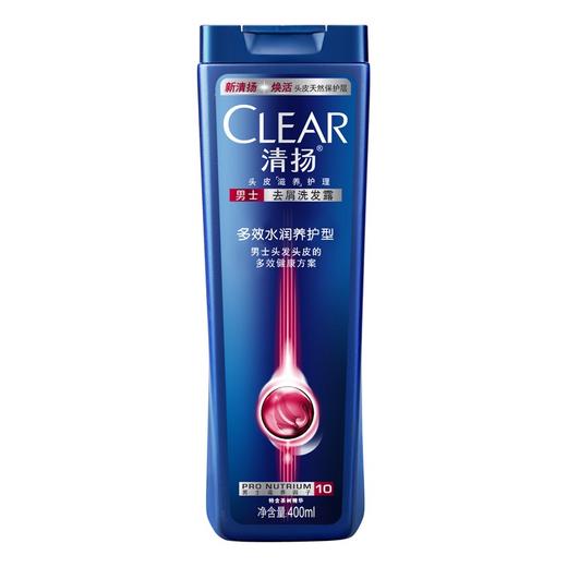 清扬洗发水 男士多效水润400ml （Y） 商品图0