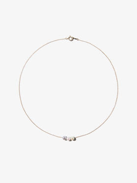 订购10周到｜Mizuki-Sea of Beauty-美丽之海 糖果 三颗 三色 Akoya珍珠 项链［美国设计师］