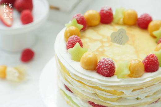 「低甜」香草水果缤纷千层蛋糕 商品图2