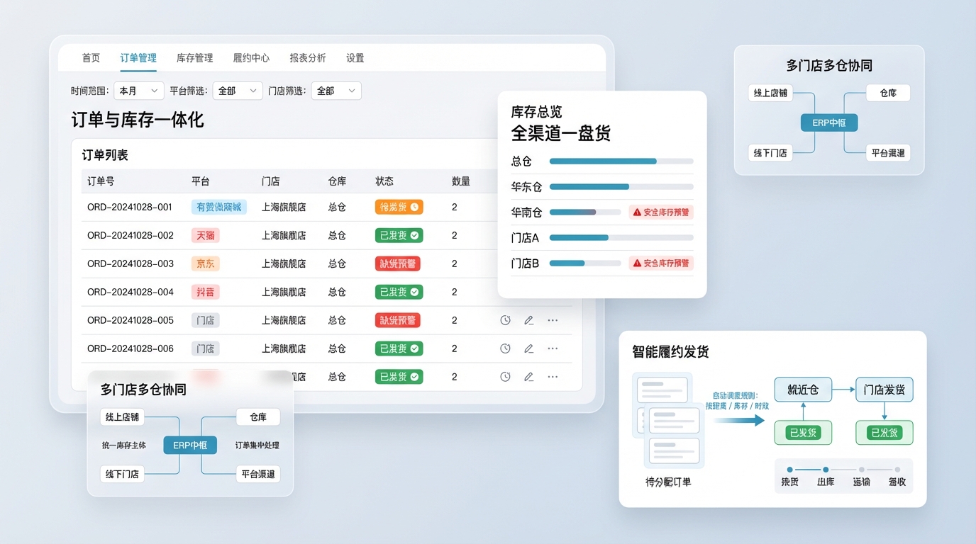 物流管理erp - 订单库存一体化管理