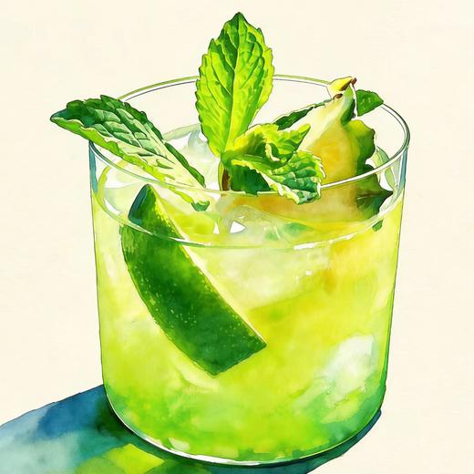 苹果罗勒绿茶 商品图0