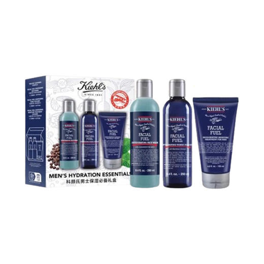 科颜氏男士活力保湿乳液套装 【科颜氏男士活力保湿乳液 125ML ，科颜氏男士活力爽 肤水 250ML，科颜氏男士活力洁面啫喱 250ML】 商品图0
