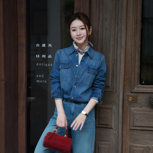 【预售7天】良木礼牛仔衬衫（3186） 商品图3