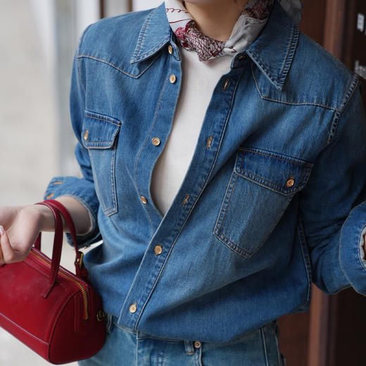 【预售7天】良木礼牛仔衬衫（3186） 商品图2