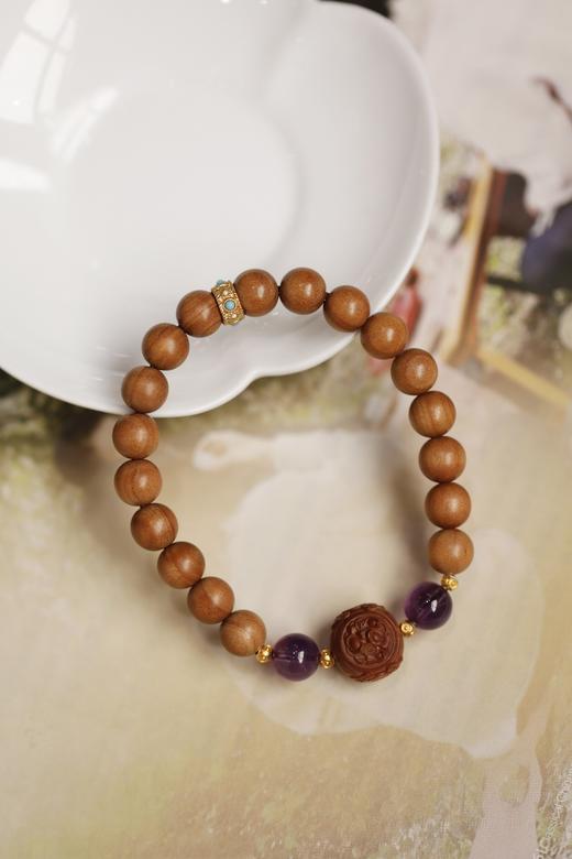 老山檀香原创[聚宝盆】8mm18颗 商品图2